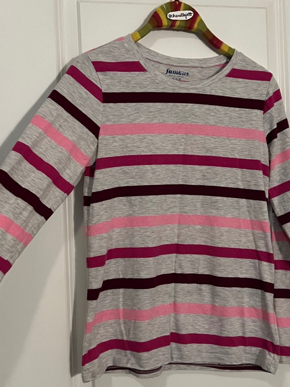Vtg Old Navy y2k Striped Long-Sleeve